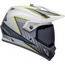 Bell MX-9 Adventure Dalton MIPS Helmet Large White/Hi-Viz Yellow