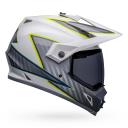 Bell MX-9 Adventure Dalton MIPS Helmet Small White/Hi-Viz Yellow
