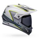 Bell MX-9 Adventure MIPS Helmet (Dalton Gloss White/Hi-Viz Yellow - 2X-Large)
