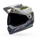 Bell MX-9 Adventure MIPS Helmet (Dalton Gloss White/Hi-Viz Yellow - 2X-Large)