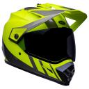 Bell MX-9 Adventure MIPS Helmet (Dash Hi-Viz Yellow/Gray - Large)