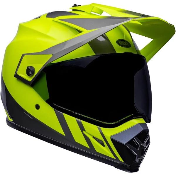 Bell MX-9 Adventure MIPS Helmet (Dash Hi-Viz Yellow/Gray - XX-Large)