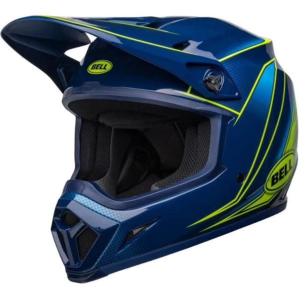 Bell MX-9 MIPS Zone Motocross Helmet, Blue, Size S