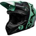 Bell Seven Moto-9 Flex Galaxy Black/Mint Helmet - L