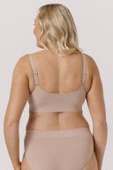 Bella Bodies Ultimate Adjustable Bamboo Crop Bra 2 Pack in Emerald & Wine Small