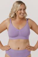 Bella Bodies Ultimate Adjustable Bamboo Crop Bra 2 Pack in Emerald & Wine Small