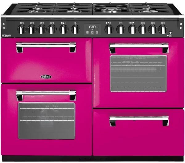 Belling 1100mm Colour Boutique Deluxe Dual Fuel Range Cooker - Floral Burst