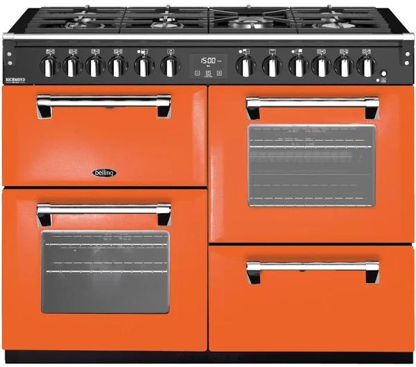 Belling 1100mm Colour Boutique Deluxe Dual Fuel Range Cooker - Peach Blush