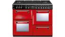 Belling 1100mm Richmond Deluxe Dual Fuel Gas-Through-Glass Range Cooker - Red