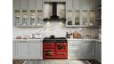 Belling 1100mm Richmond Deluxe Dual Fuel Gas-Through-Glass Range Cooker - Red