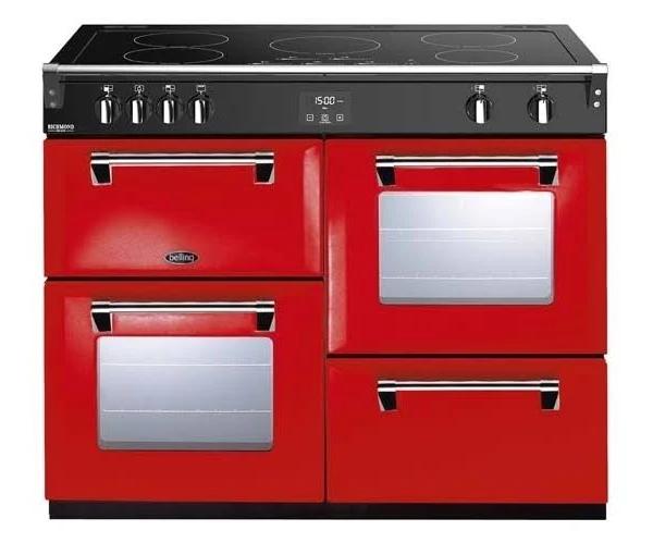 Belling 1100mm Richmond Deluxe Induction Range Cooker - Red