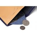 Bellroy Leather Note Sleeve Wallet Navy - RFID