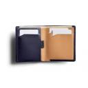 Bellroy Leather Note Sleeve Wallet Navy - RFID