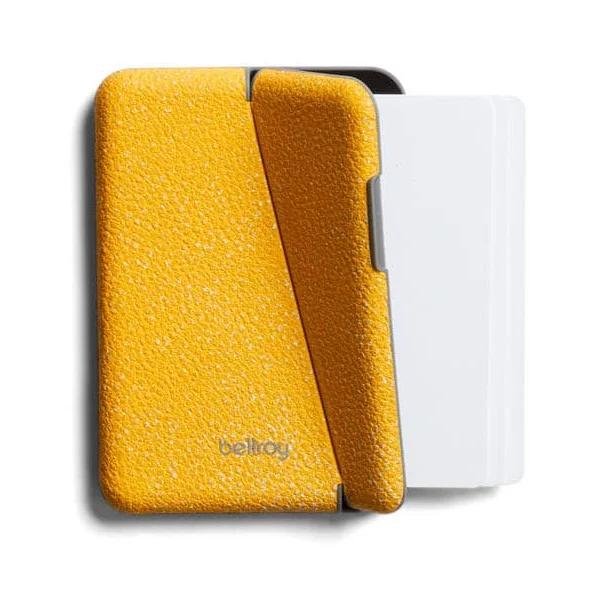 Bellroy Mod Wallet | Slim Leather 3-Card Holder for Phone Case | Citrus