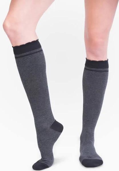 Belly Bandit Compression Knee Socks Charcoal