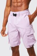 Belt Front Cargo Short with Toggle