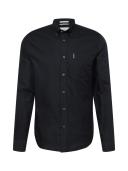 Ben Sherman LS Oxford Shirt Barely Black