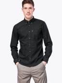Ben Sherman LS Oxford Shirt Barely Black