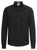 Ben Sherman LS Oxford Shirt Barely Black