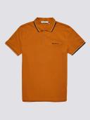 Ben Sherman - Men's Orange Polo Shirts - Signature Polo - Size XXXL at The Iconic