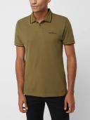 Ben Sherman Men's Signature Camouflage Green 100% Cotton Polo Shirt Large / Green