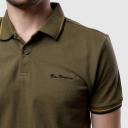 Ben Sherman Men's Signature Camouflage Green 100% Cotton Polo Shirt Large / Green