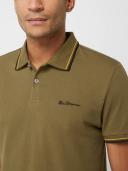 Ben Sherman Men's Signature Camouflage Green 100% Cotton Polo Shirt Medium / Green