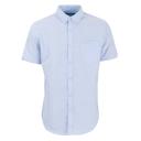 Ben Sherman Mens Oxford Short Sleeve Shirt Sky , Size: XL