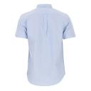 Ben Sherman Mens Oxford Short Sleeve Shirt Sky , Size: XL