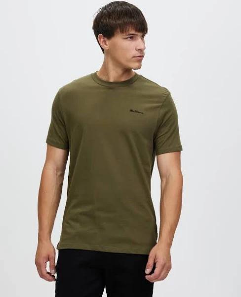 Ben Sherman Signature Chest Embroidery Tee Camouflage Large