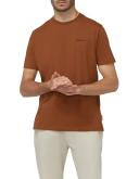 Ben Sherman Signature Chest Embroidery Tee in Bronze Brown S