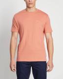 Ben Sherman Signature Chest Embroidery Tee in Dark Pink S