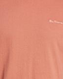 Ben Sherman Signature Chest Embroidery Tee in Dark Pink XL