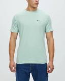 Ben Sherman Signature Chest Embroidery Tee in Eggshell Green XL
