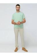 Ben Sherman Signature Chest Embroidery Tee in Eggshell Green XL
