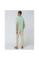 Ben Sherman Signature Chest Embroidery Tee in Eggshell Green XXL
