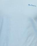 Ben Sherman Signature Chest Embroidery Tee in Sky Blue XXL