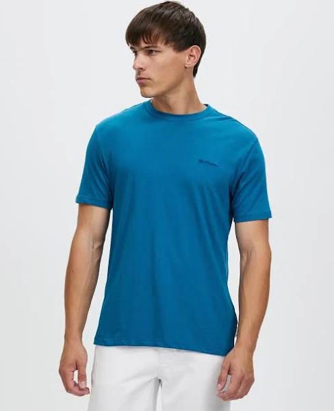 Ben Sherman Signature Chest Embroidery Tee Teal XXX-Large