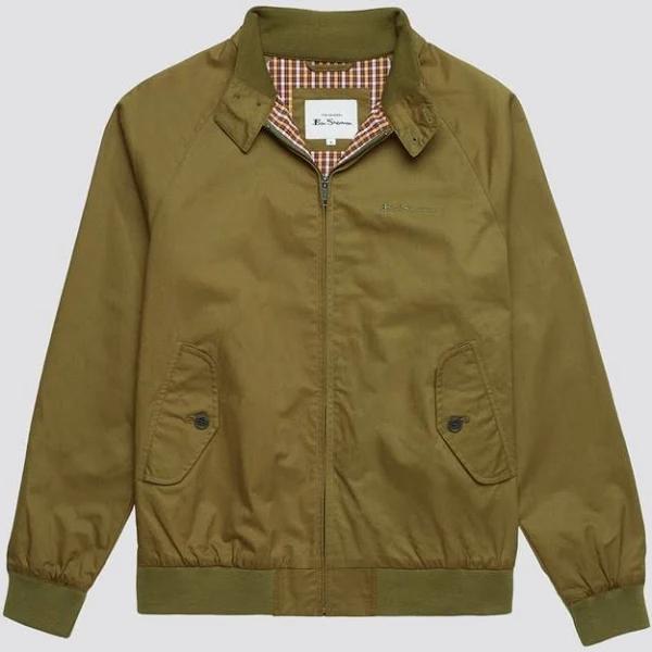 Ben Sherman Signature Harrington Jacket Large Grasshopper