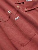 Ben Sherman Signature Organic Oxford Long Sleeve Shirt Dark Pink X-Small