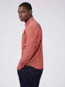 Ben Sherman Signature Organic Oxford Long Sleeve Shirt Dark Pink X-Small