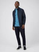Ben Sherman Signature Organic Oxford Long Sleeve Shirt Wedgewood Large