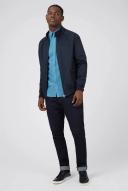 Ben Sherman Signature Organic Oxford Long Sleeve Shirt Wedgewood X-Small