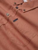 Ben Sherman Signature Organic Oxford Long Sleeve Shirt X-Large Brick Red