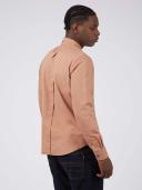 Ben Sherman Signature Organic Oxford Long Sleeve Shirt X-Large Brick Red