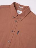 Ben Sherman Signature Organic Oxford Long Sleeve Shirt X-Large Brick Red