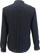 Ben Sherman Signature Organic Oxford Long Sleeve Shirt XXX-Large Barely Black