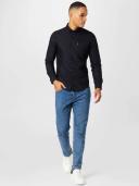 Ben Sherman Signature Organic Oxford Long Sleeve Shirt XXX-Large Barely Black