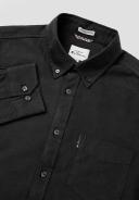 Ben Sherman Signature Organic Oxford Long Sleeve Shirt XXX-Large Barely Black