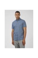 Ben Sherman Signature Organic Oxford Short Sleeve Shirt Dark Blue 4XL